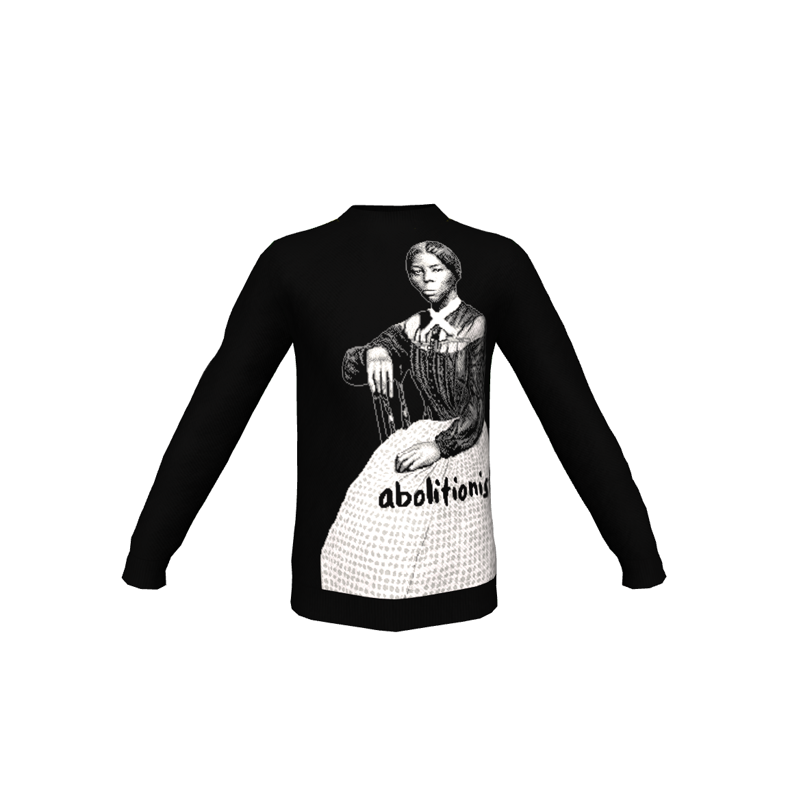 Harriet Tubman 'abolitionist' Sweater in Black