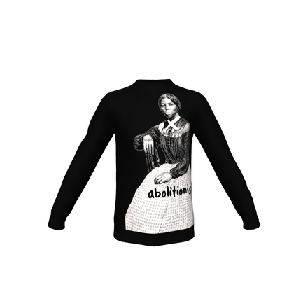 Harriet Tubman 'abolitionist' Sweater in Black