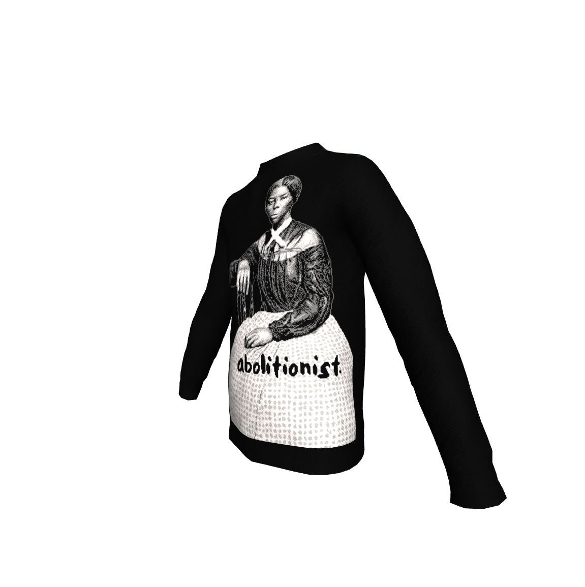 Harriet Tubman 'abolitionist' Sweater in Black