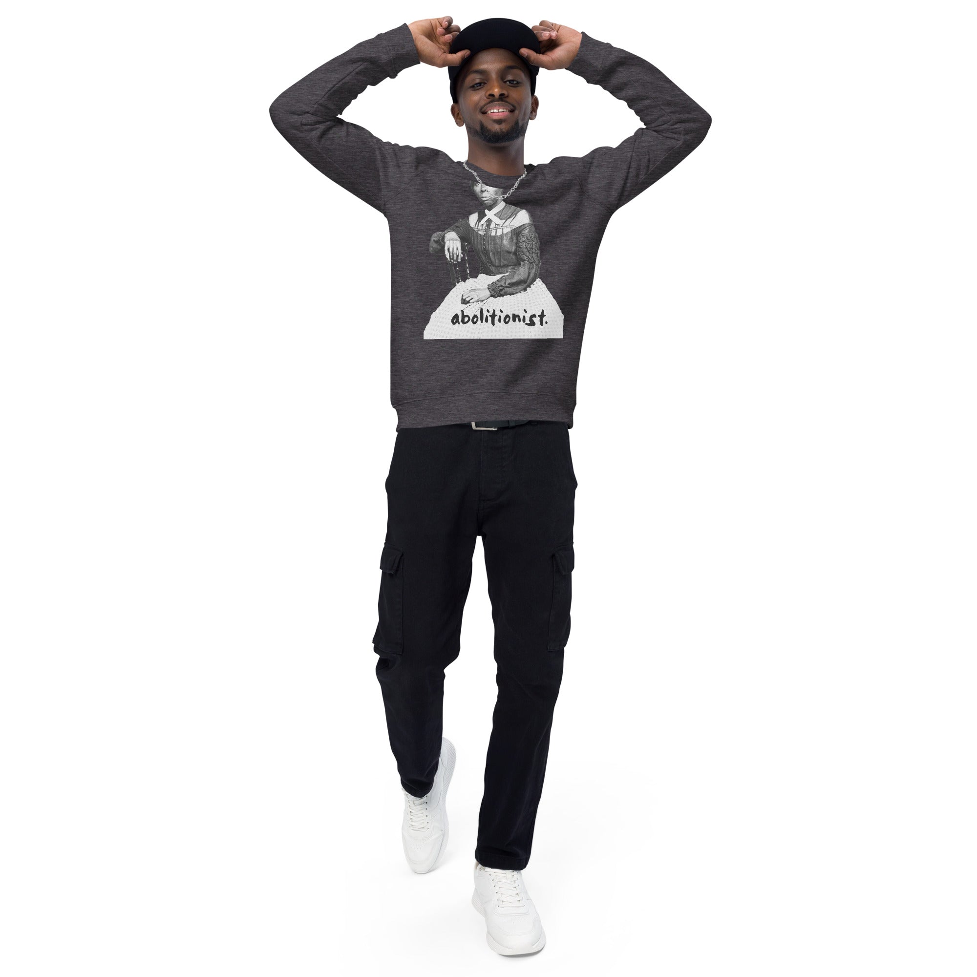 Harriet Tubman organic raglan sweatshirt